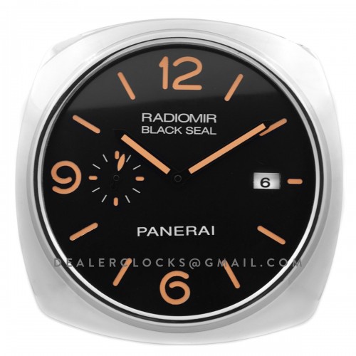 Panerai Radiomir Black Seal Grünes arabische Ziffern stahl 35cm wanduhr