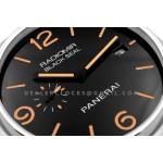 Panerai Radiomir Black Seal Grünes arabische Ziffern stahl 35cm wanduhr