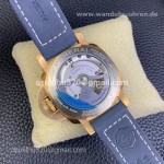 Panerai Submersible 42mm Bronzo Blaues Gesicht Abisso Lederriemen 1：1