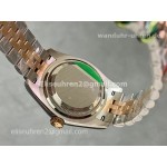 Rolex Lady Datejust grüne Diamanten JUB 279171 Zweifarbig