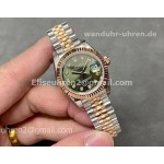 Rolex Lady Datejust grüne Diamanten JUB 279171 Zweifarbig