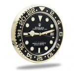 Rolex GMT Master II Schwarz  Gold 2023  esszimmer  Wanduhr