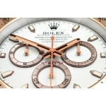 Rolex Daytona Roségold  Weiß   creme Wanduhr