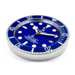 Rolex Submariner  classic  Blau  leuchtend  Wanduhr